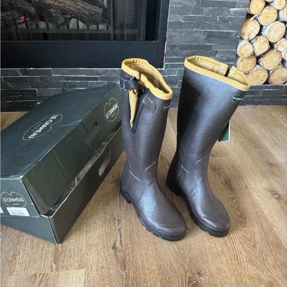 FILSON LE CHAMEAU “Marron Ebene” Boots US 7 Brown NIB